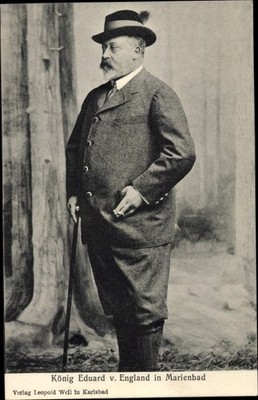 Ak King Edward VII, König Eduard von England in Marienbad - 10756592
