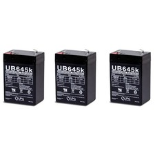 UPG 6V 4.5AH Rechargable Game Deer Feeder Predator Caller Battery - 3Pack