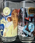 Vintage 1977 Star Wars A New Hope 1980 Empire Strikes Back Burger King Glasses