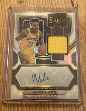 2023-24 Panini Select - Rookie Jersey Autographs Maxwell Lewis #RJ-LEW /199 (AU,