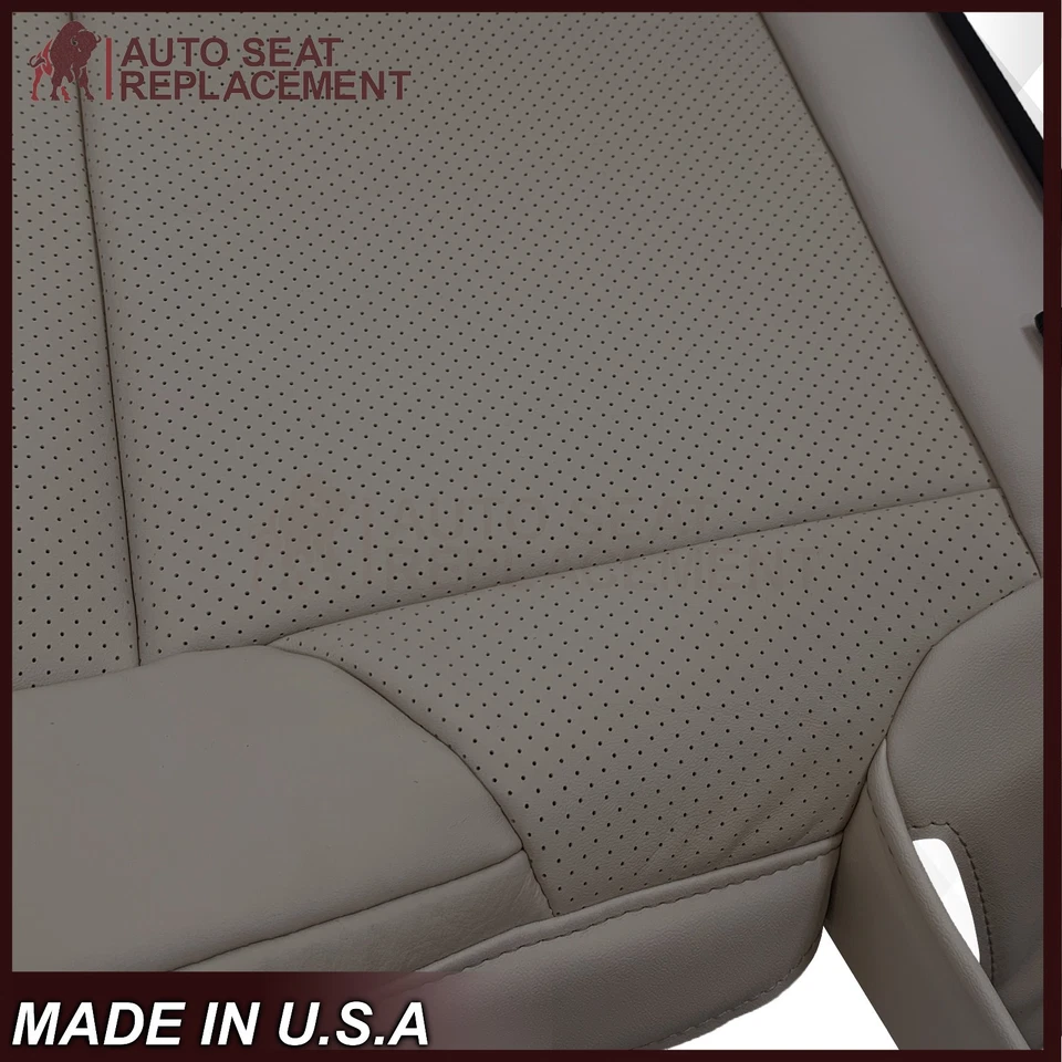 2014 2015 2016 2017 2018 para Lexus GX460 parte inferior cubierta de asiento de cuero bronceado sepia Foto 3 de 4