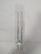 Vintage Telescoping TV Antenna Rabbit Ears 24 inches w/ Coaxal Input White 