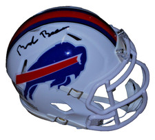 BRANDON BEANE signed (BUFFALO BILLS) mini football helmet BECKETT BAS BW07933