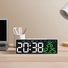 Digital LED Large Display Wall Desk Alarm Clo...