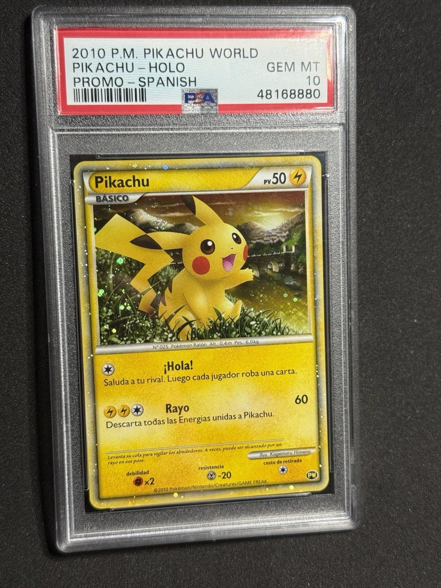 Pikachu (Spanish) PW4 Pikachu World Collection Holo for sale
