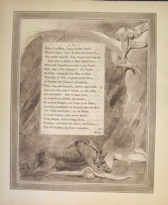 Original alter antiker Druck Gedicht Poesie Kunst Künstler feine Schrift