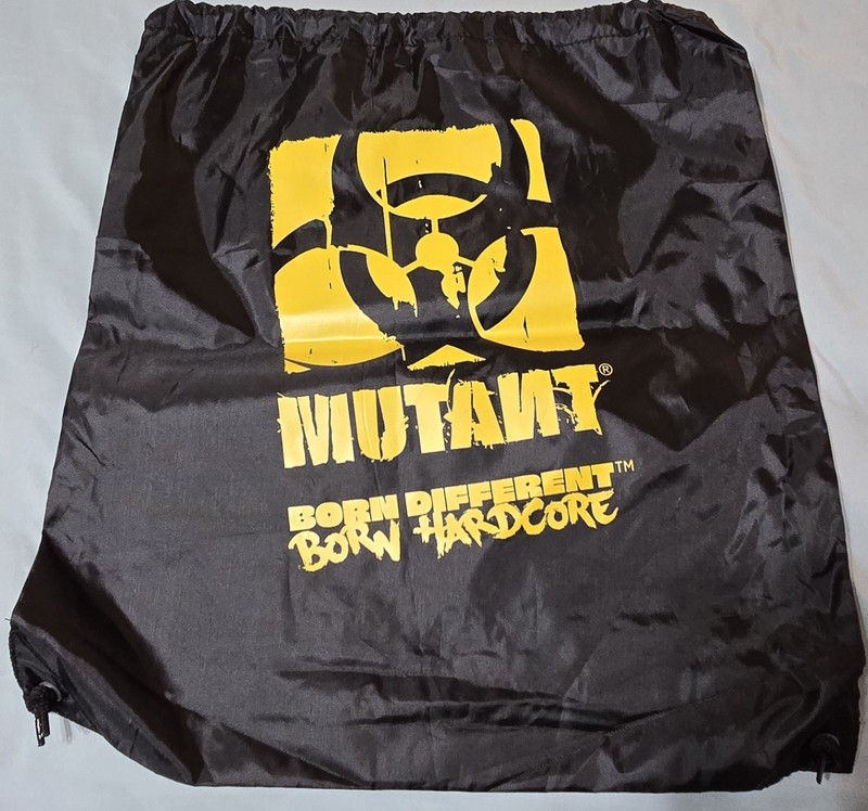 MUTANT Nutrition Born Hardcore Arnold Classic Expo Drawstring Bag Backpack New