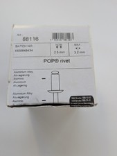 Rivets 2.4 x 5.7mm Aluminium 500 Box AD32ABS-5C 88116