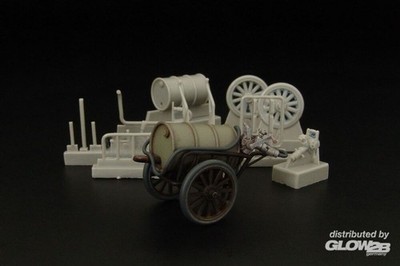 Brengun Japan Tanker Airfield Japanese Refueling Cart 1:48 Accessory Keg Mobile