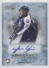2014-15 ITG Heroes and Prospects Prospect Blue /80 Kyle Capobianco #49 Auto