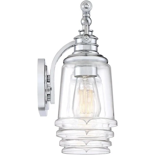 Grant 4 Light Transitional Bath Vanity - 9.5 Inches high-Polished Chrome Finish - Picture 3 of 4