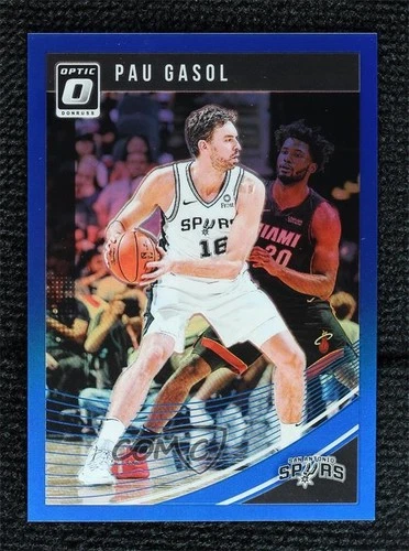 2018-19 Panini Donruss Optic Blue Prizm 22/49 Pau Gasol #141 HOF