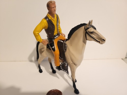 Vintage H A R T L A N D Matt Dillon Figure With Horse And Accessories