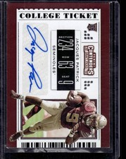 2019 Panini Contenders Draft Picks Collegiate Jacques Patrick #168 Florida State