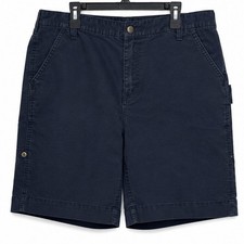 CARHARTT WOMEN S ORIGINAL FIT RIPSTOP CARGO SHORTS NAVY 103040-400 SIZE 14