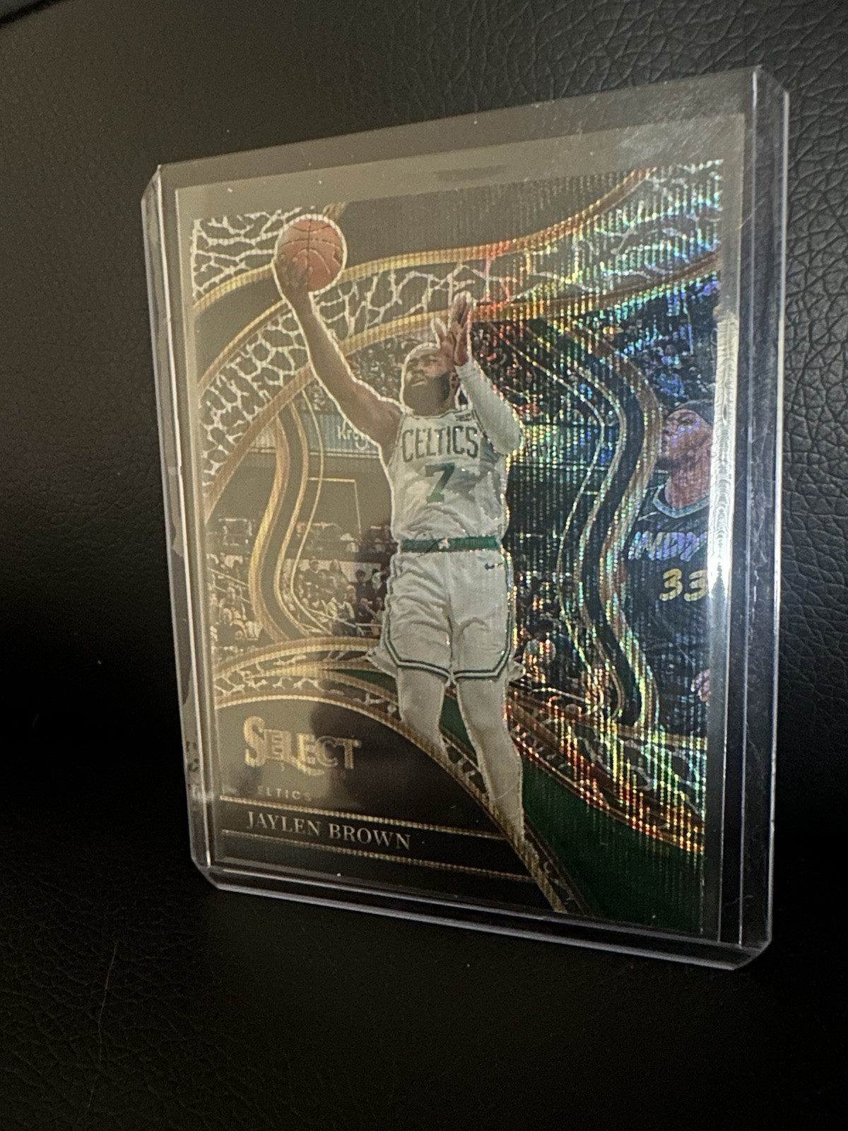2023-24 Select Prizms Elephant Refractor 222 Jaylen Brown Courtside