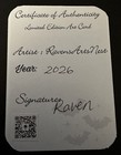 Aceo “speechless ” Original, miniature Drawing, 2.5x3.5in signed by Raven  — photo 2