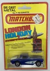 Vintage 1982 Lesney Matchbox No. 71, '62 Corvette 1962, MB71 new on nice card