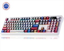 AULA F106 PRO Wireless Mechanical Keyboard Full Size Gaming with Hot Swappable
