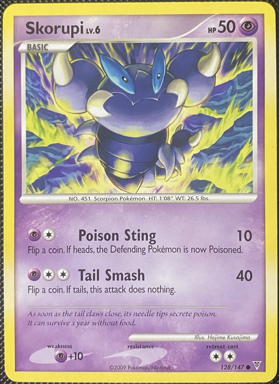 Skorupi 128/147 Supreme Victors Regular - Pokémon Card