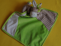 1X Schnuffeltuch Esel Kuscheltier Schmusetuch Kuscheltuch Baby Tuch
