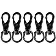 Stainless Steel Swivel Eye Snap Hook, 5 Pack 2.7 Inch Heavy Duty Flag Clips...