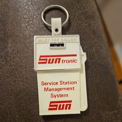Sun Miles Per Gallon  Keychain Suntronic Vintage 