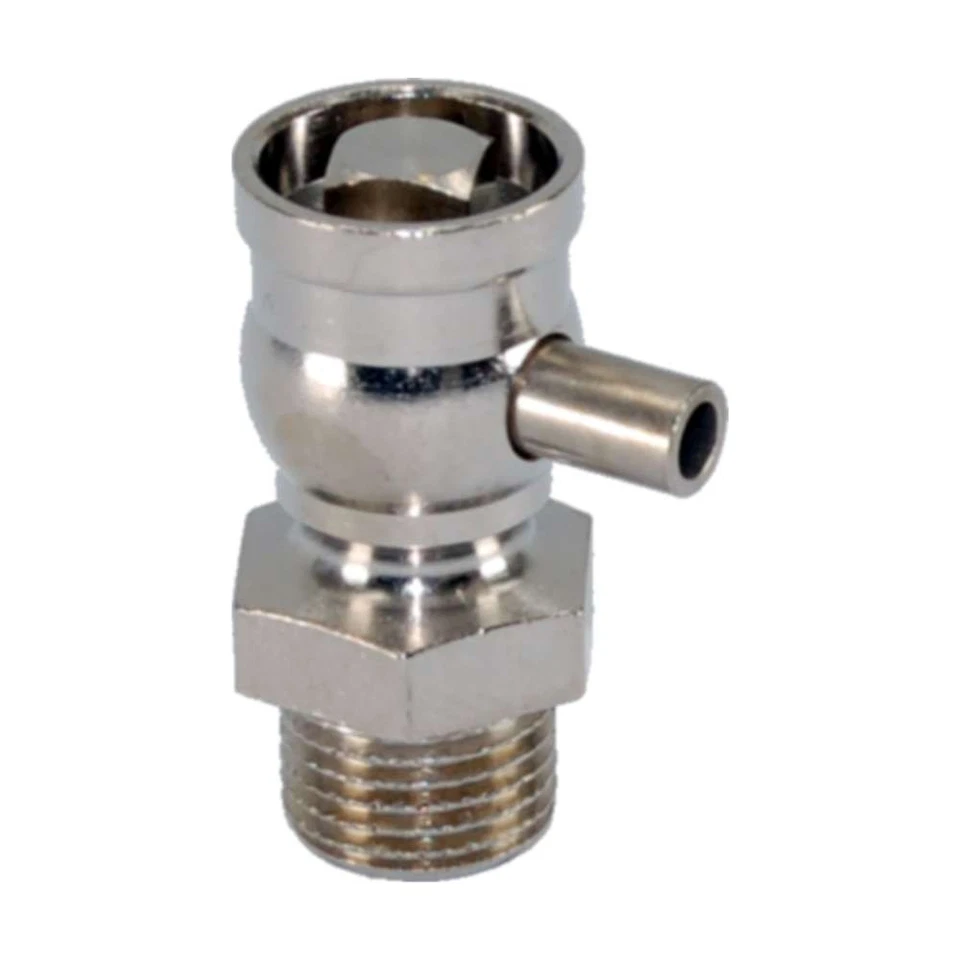 HUMMEL Entlüftungsventil 1/8", vernickelt mit Vierkant-Spindel