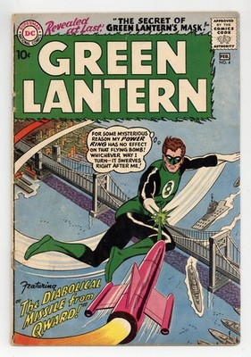 Green Lantern #4 GD+ 2.5 RESTORED 1961