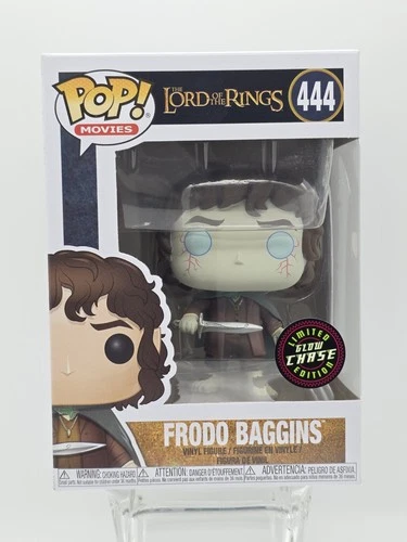 Funko Pop The Lord of the Rings Frodo Baggins 444 Limited GLOW CHASE w/Protector