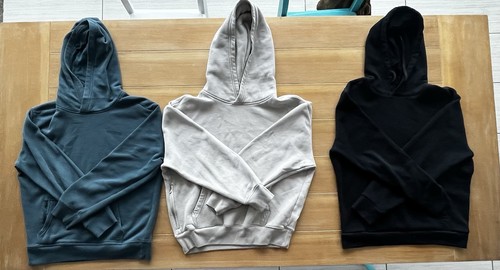 Hollister Co. Hoodie Bundle Cream, Gray and Cream Hoodies. All XS, Free Hat