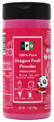 Freeze Dried Red Dragon Fruit Powder 7 Oz, Seedless Fine Powder for Food Colorin