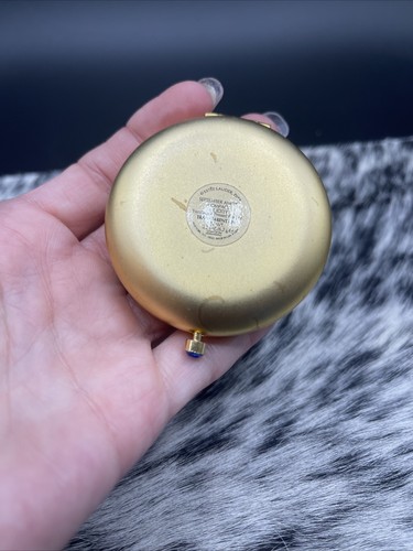 Polvere pressata lucida compatta angelo tono oro Estee Lauder vintage da collezione - Foto 9 di 24