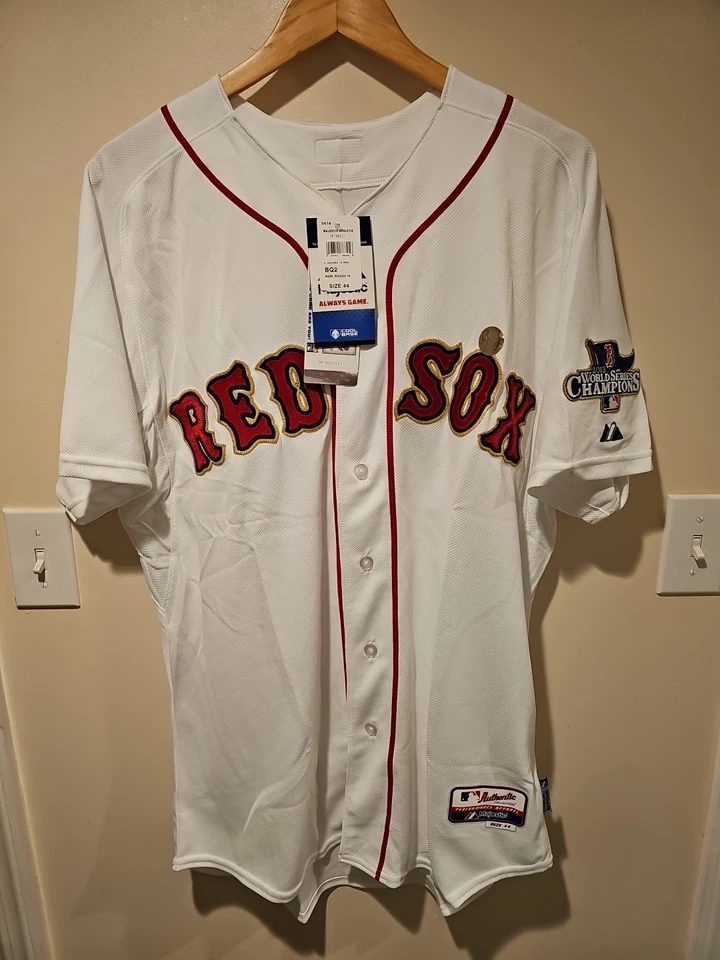 全新带标签 Majestic 正品波士顿红袜队 Uehara 世界系列球衣 44 码 — 第 2/4 张图片