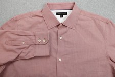 Banana Republic Shirt Mens XL Check Non Iron Slim Fit Button Up