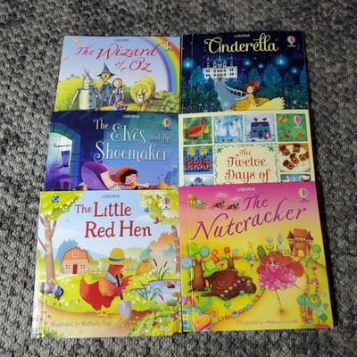 Usborne Illustrated Storybooks Collection 6 Mini Book Lot Kids Children's
