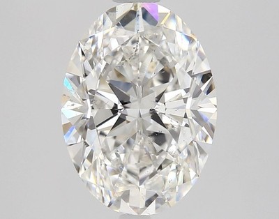 Oval Cut 1.80 Carat Cert. AGI Natural Mined Diamond Loose E color VS2 clarity