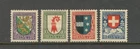 SWITZERLAND - PRO JUVENTUTE 1926 - SET #B37-40 - MINT