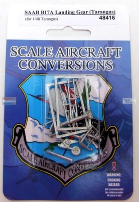 SAC48416 1:48 Scale Aircraft Conversions - Saab B17A Landing Gear (TAR kit)