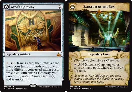 Slightly Played, English - 1 x MTG Azor's Gateway Rivals of Ixalan