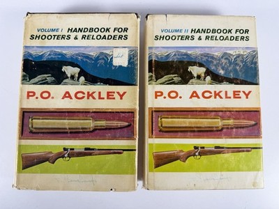 Vintage HCDJ ~ P.O. Ackley; Handbook For Shooters and Reloaders; Volumes 1 and 2