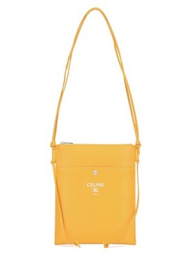 CELINE $1000 Merigold White Sharp Pouch New & Authentic