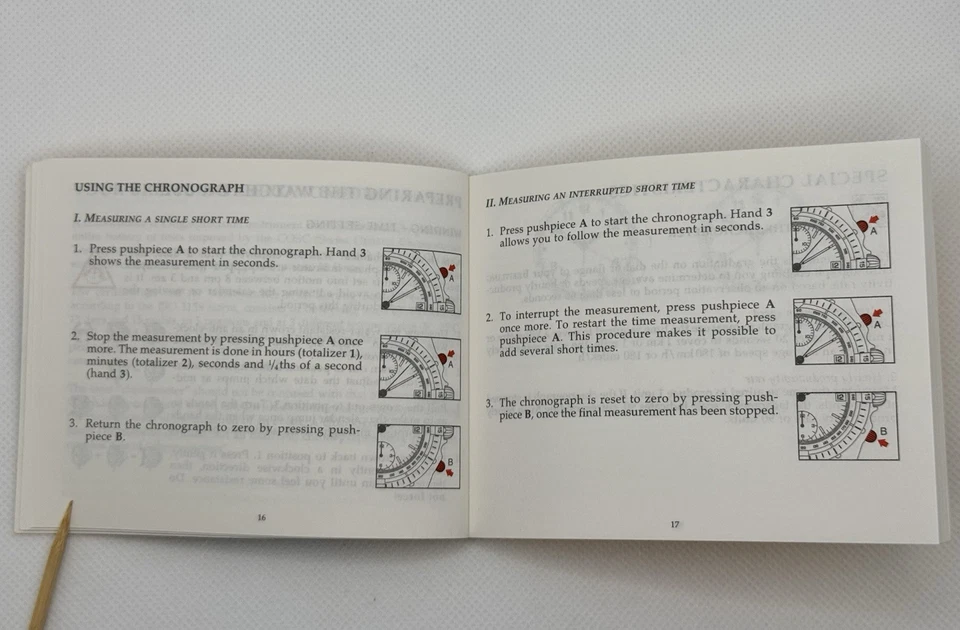 RELOJ BREITLING BLACKBIRD MANUAL DE INSTRUCCIONES LIBRO GUÍA FOLLETO, EXCELENTE Foto 3 de 4