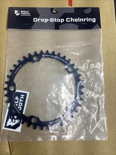 Wolf Tooth Elliptical 110 BCD Chainring - 38t, 110 BCD, 5-Bolt, Drop-Stop B, 10/