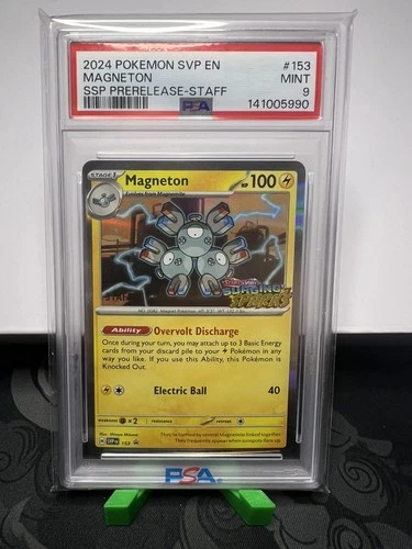 2024 POKEMON SVP EN-SV BLACK STAR PROMO #153 MAGNETON PSA 9