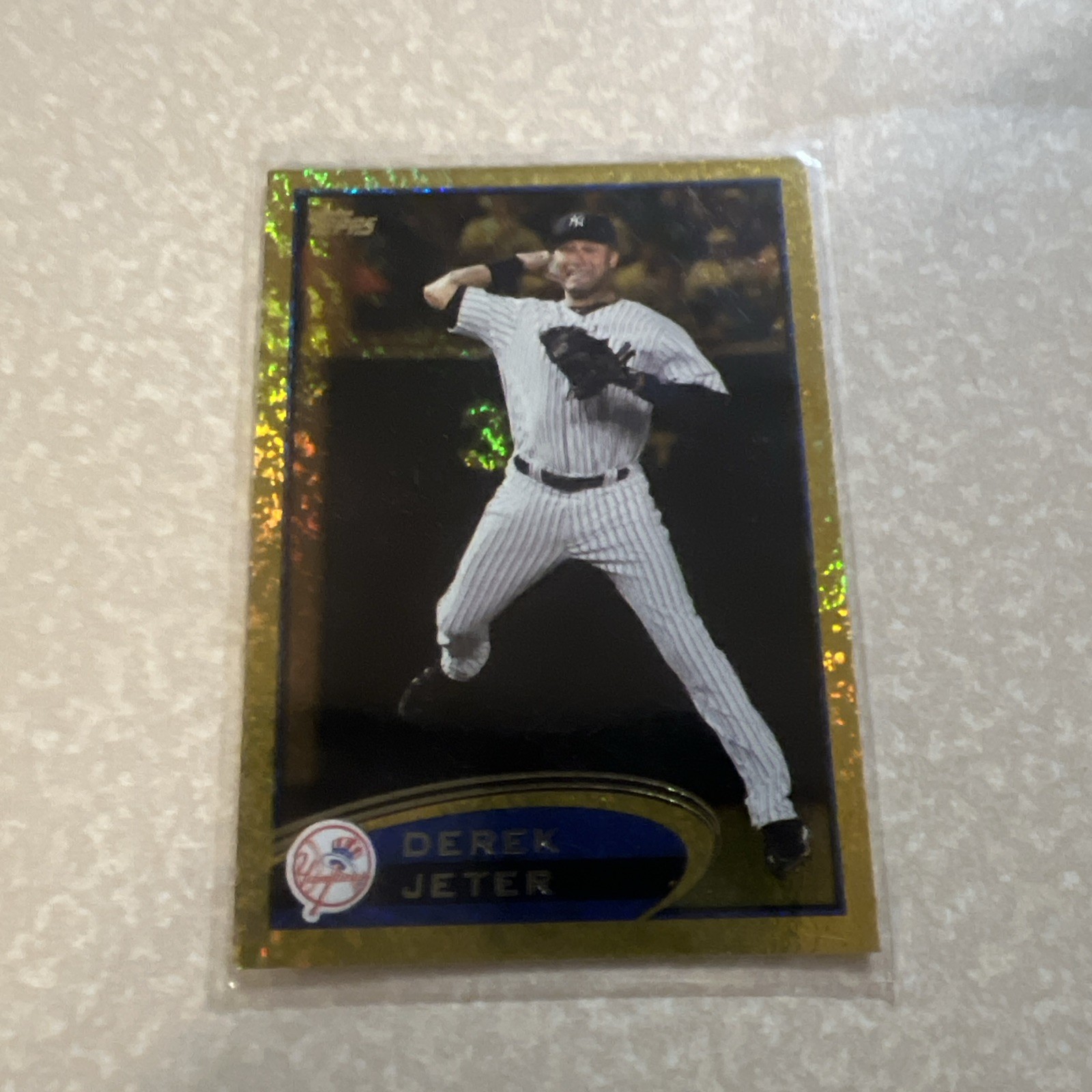 Derek Jeter 2012 Topps Gold Sparkle 30 New York Yankees Nice