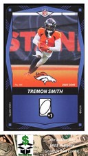 2025 UNO Elite Core Edition - Blue #164 Tremon Smith - Denver Broncos
