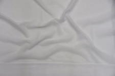 20 YARDS SHEER CHIFFON SOFT DRAPE MATERIAL 60" WIDE WHITE FABRIC
