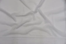 20 YARDS SHEER CHIFFON SOFT DRAPE MATERIAL 60" WIDE WHITE  FABRIC 