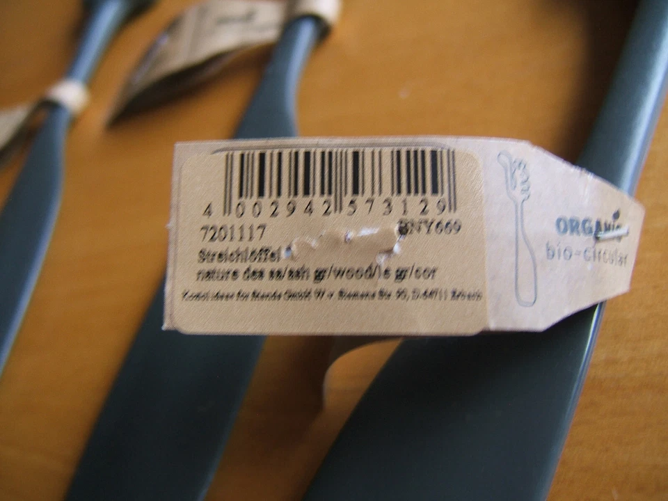 Koziol neu Yummi  Streichmesser Buttermesser Streichlöffel dunkelgrau - Bild 2 von 3